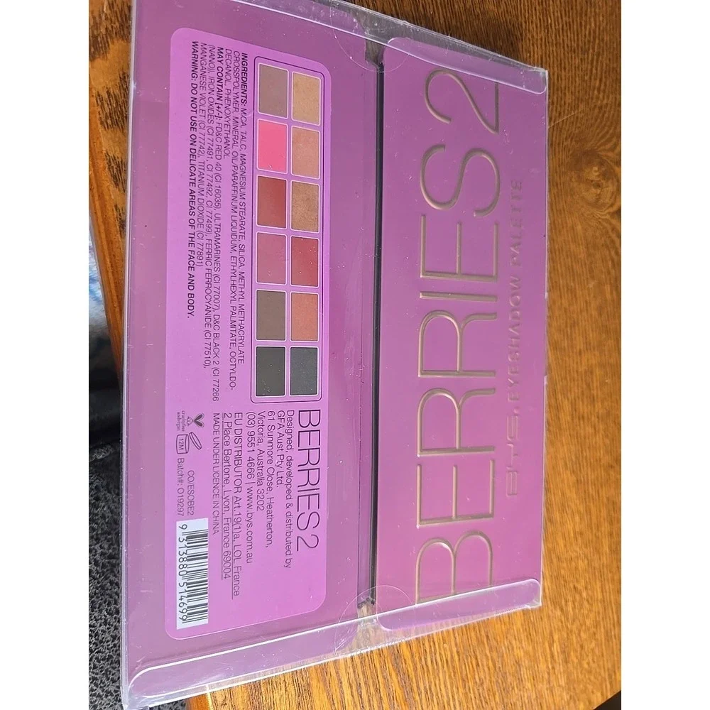 BYS EYESHADOW PALETTE BERRIES 2, WITH MIRROR‎